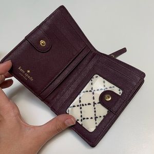 Kate Spade Purple / Gold Wallet